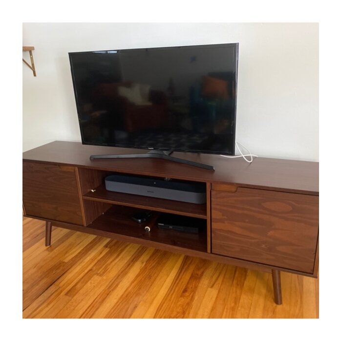 Griffing Solid Wood TV Stand for TVs up to 85"