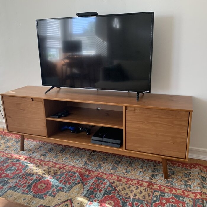Griffing Solid Wood TV Stand for TVs up to 85"