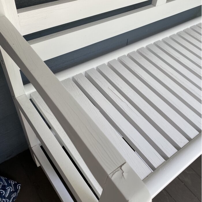 Hales Wood Shelves Storage Bench