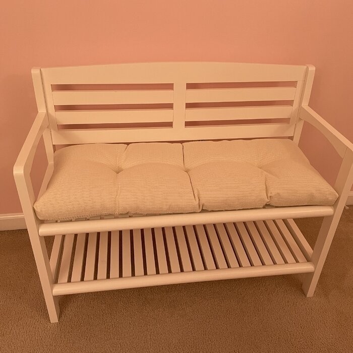 Hales Wood Shelves Storage Bench