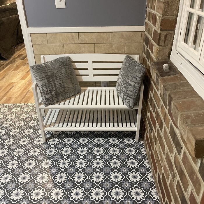 Hales Wood Shelves Storage Bench