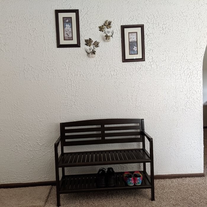 Hales Wood Shelves Storage Bench