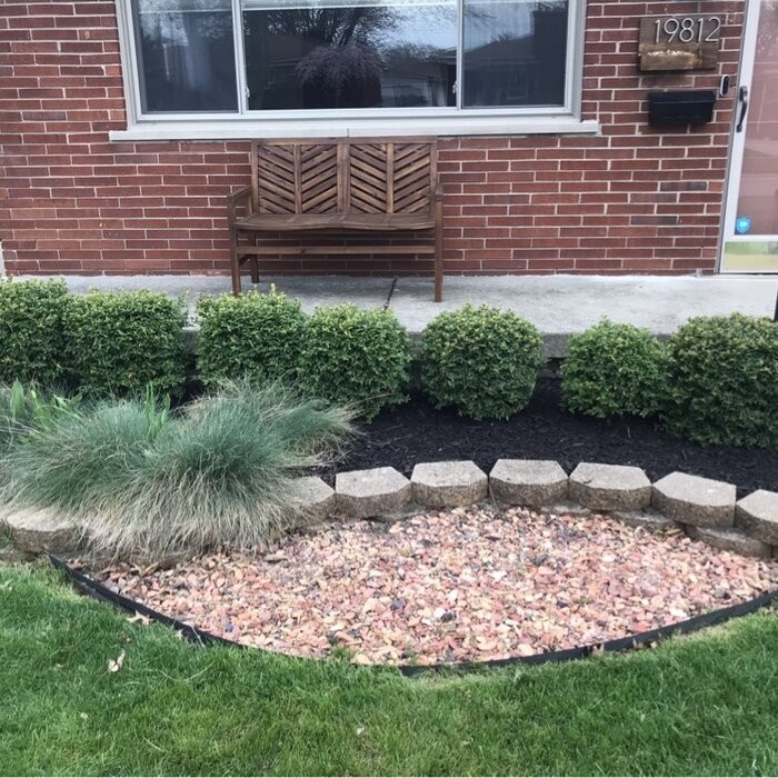 Harbison Chevron Wooden Garden Bench