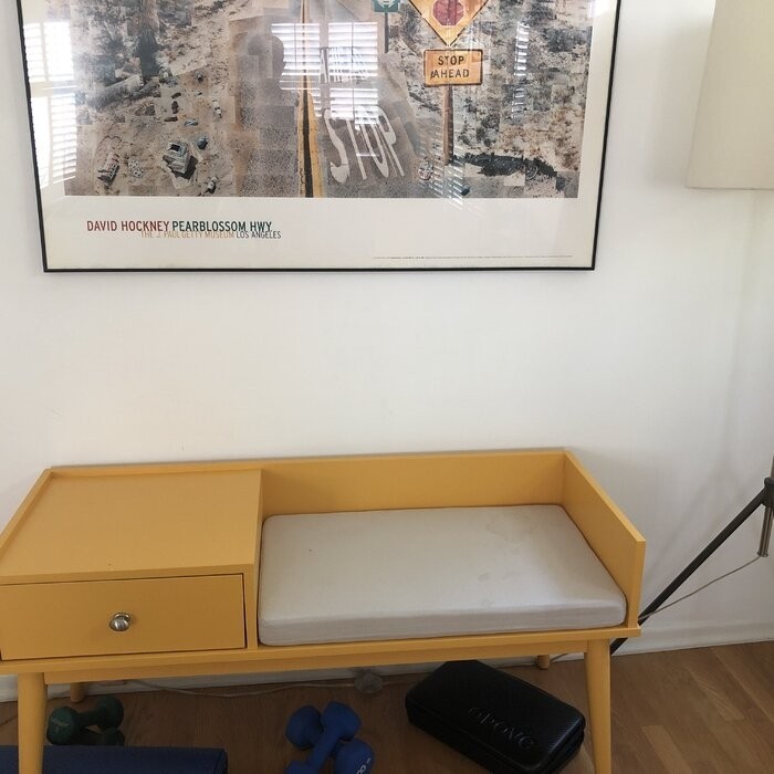 Hartnett Wood Drawers Storage Bench