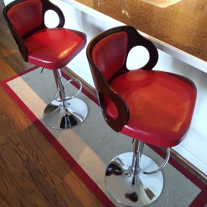 Hartung Swivel Adjustable Height Stool