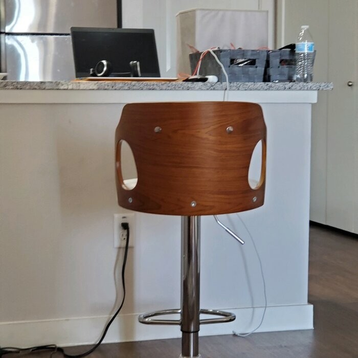 Hartung Swivel Adjustable Height Stool