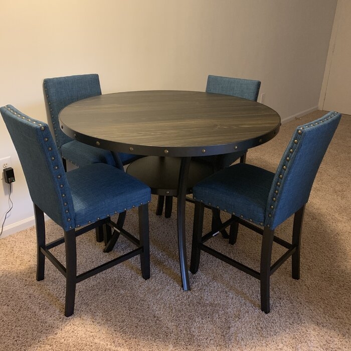 Haysi 4 - Person Counter Height Dining Set