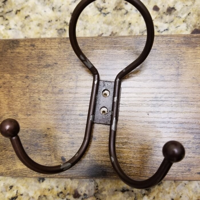 Hervey 31.5'' Wide Freestanding Coat Rack with Storage in Brown/Black