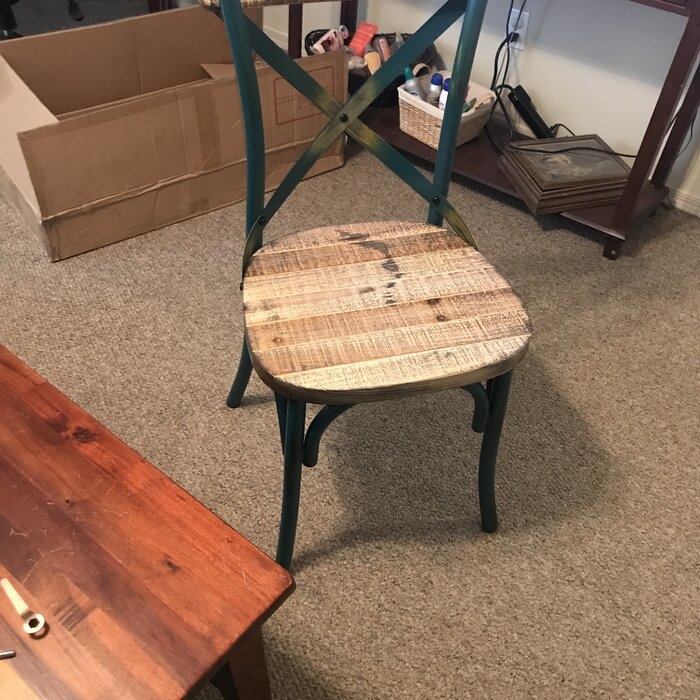 Hillenbrand Cross Back Side Chair