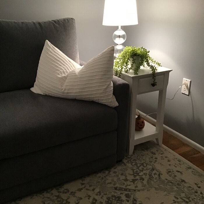 Hillyard 23'' Tall End Table with Storage