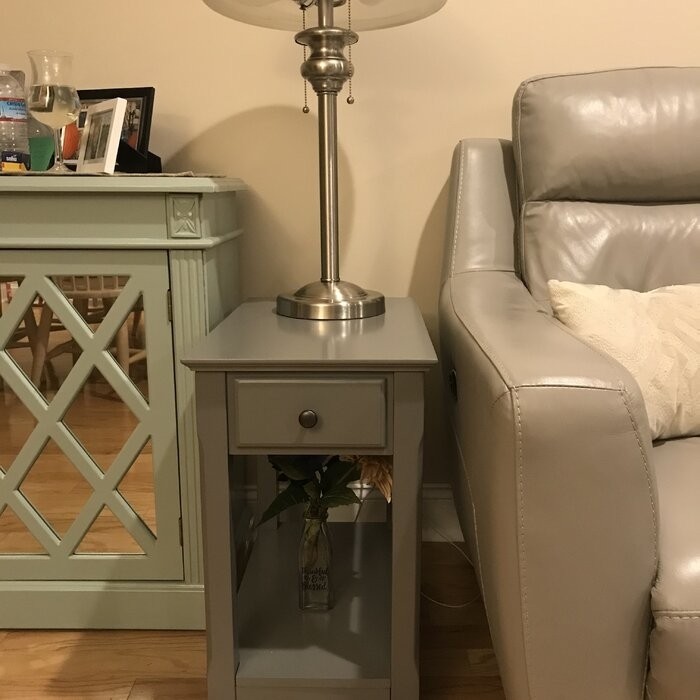 Hillyard 23'' Tall End Table with Storage