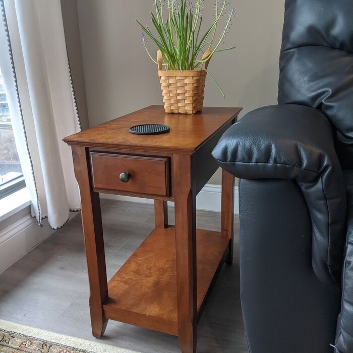 Hillyard 23'' Tall End Table with Storage