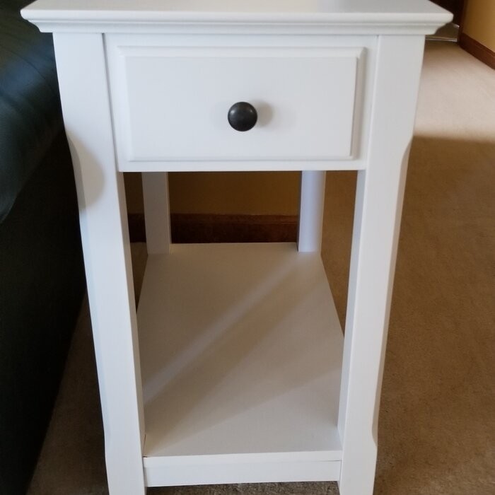 Hillyard 23'' Tall End Table with Storage