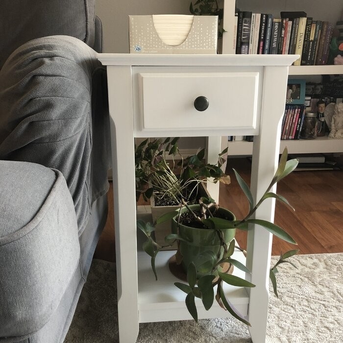 Hillyard 23'' Tall End Table with Storage