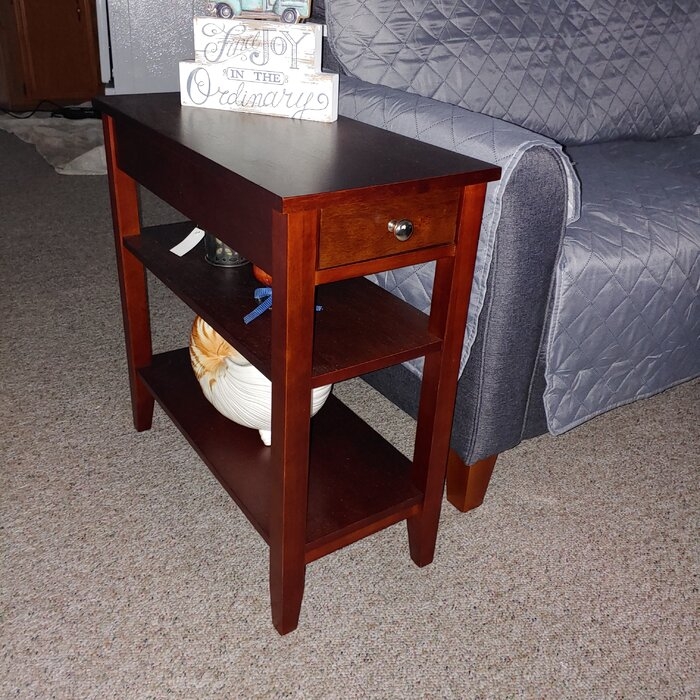 andover mills hillyard end table with storage