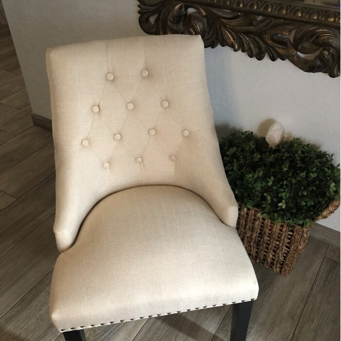 Hopkint Tufted Upholstered Parsons Chair