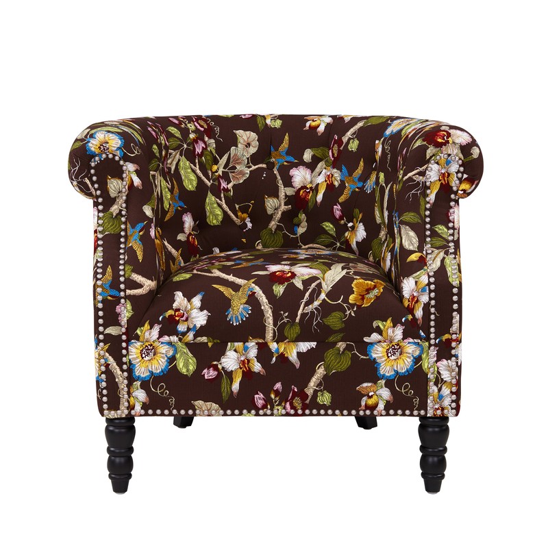 Huntingdon 34'' Wide Tufted Chesterfield Chair