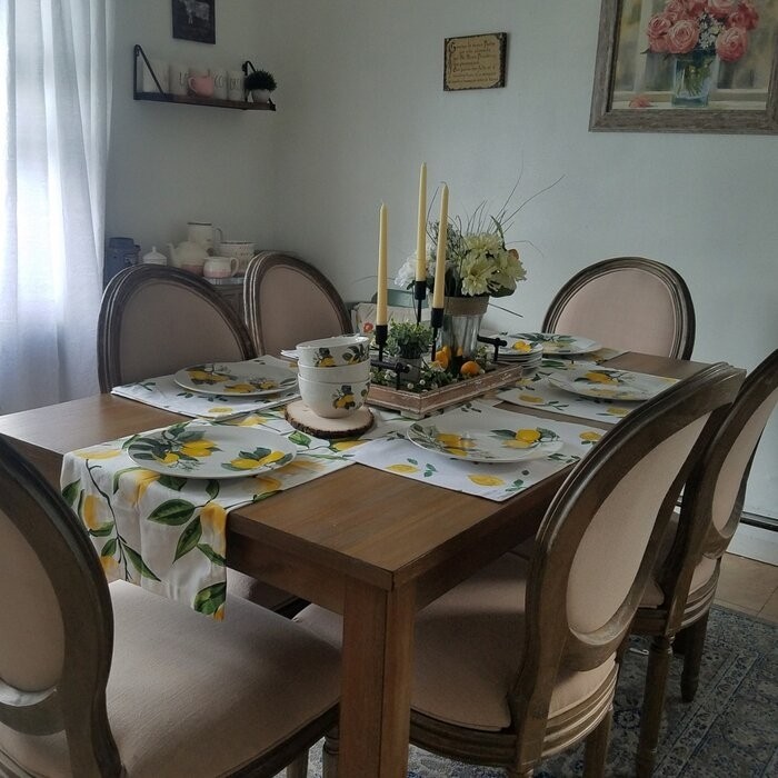 Hyde Lemon Bliss Print Table Runner