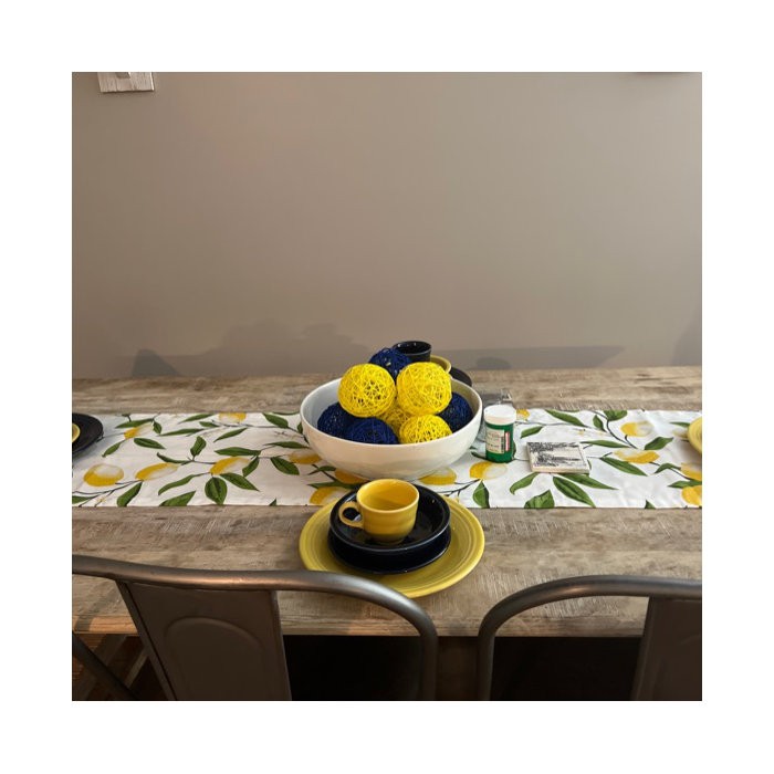 Hyde Lemon Bliss Print Table Runner