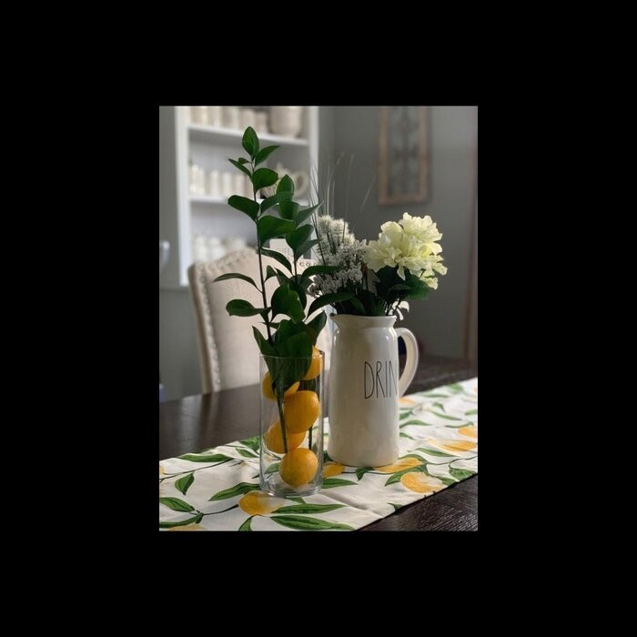 Hyde Lemon Bliss Print Table Runner