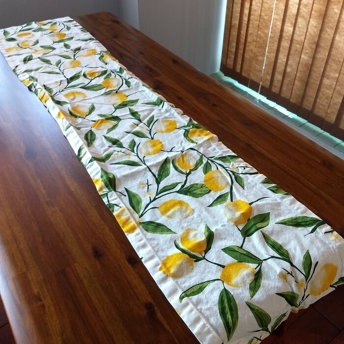 Hyde Lemon Bliss Print Table Runner