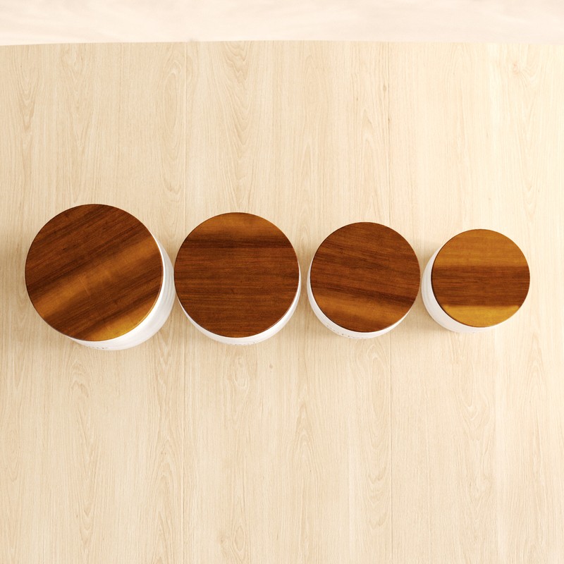 It's Just Words 4 Piece Kitchen Canister Set