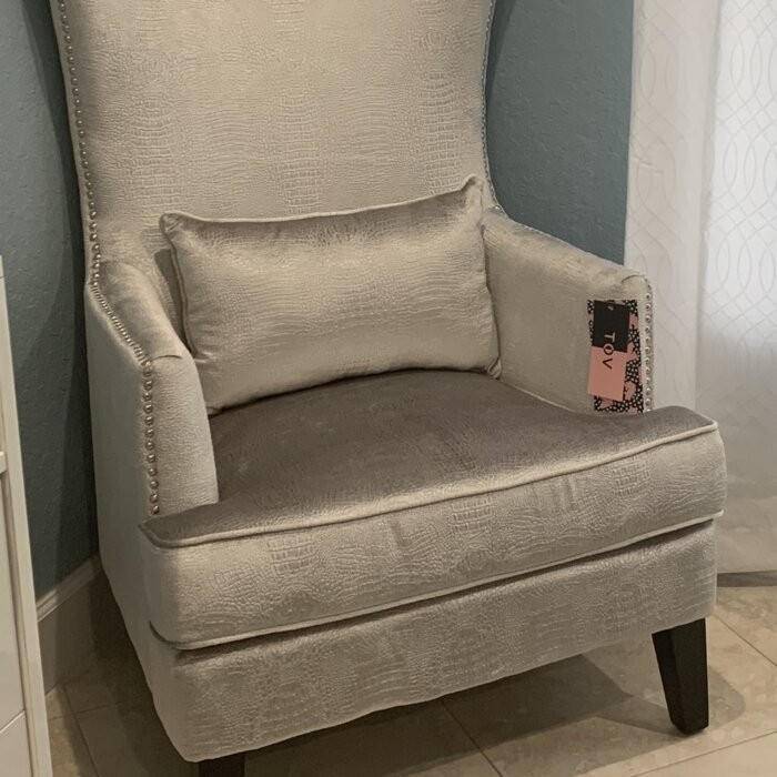 Jacinto 31'' Wide Velvet Wingback Chair