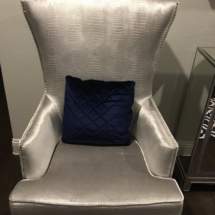 Jacinto 31'' Wide Velvet Wingback Chair