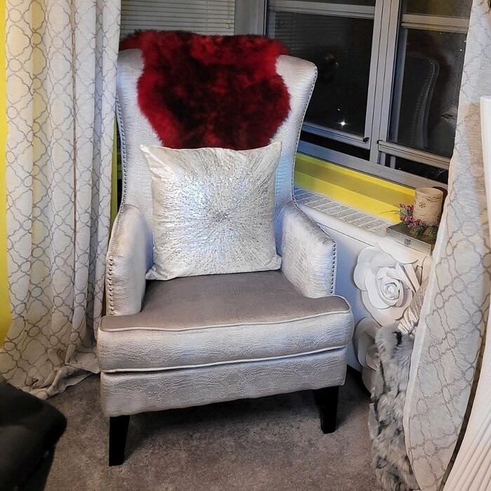 Jacinto 31'' Wide Velvet Wingback Chair