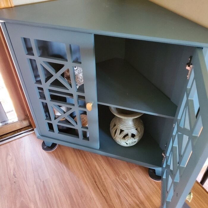 Jason 30'' Tall 2 - Door Corner Accent Cabinet