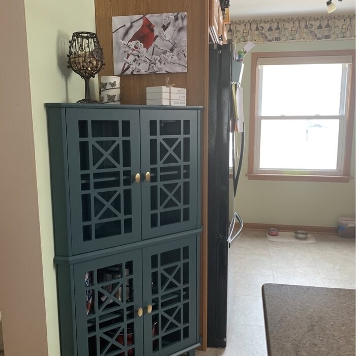 Jason 30'' Tall 2 - Door Corner Accent Cabinet