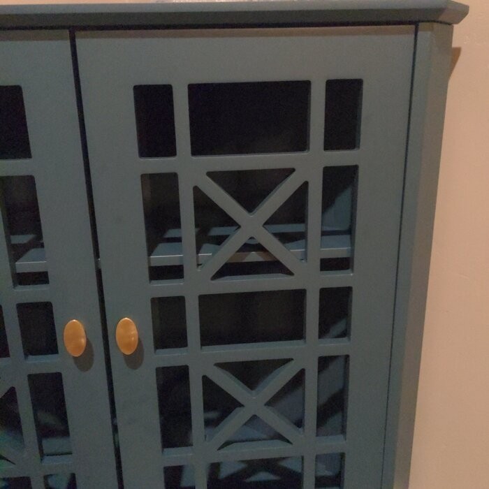Jason 30'' Tall 2 - Door Corner Accent Cabinet