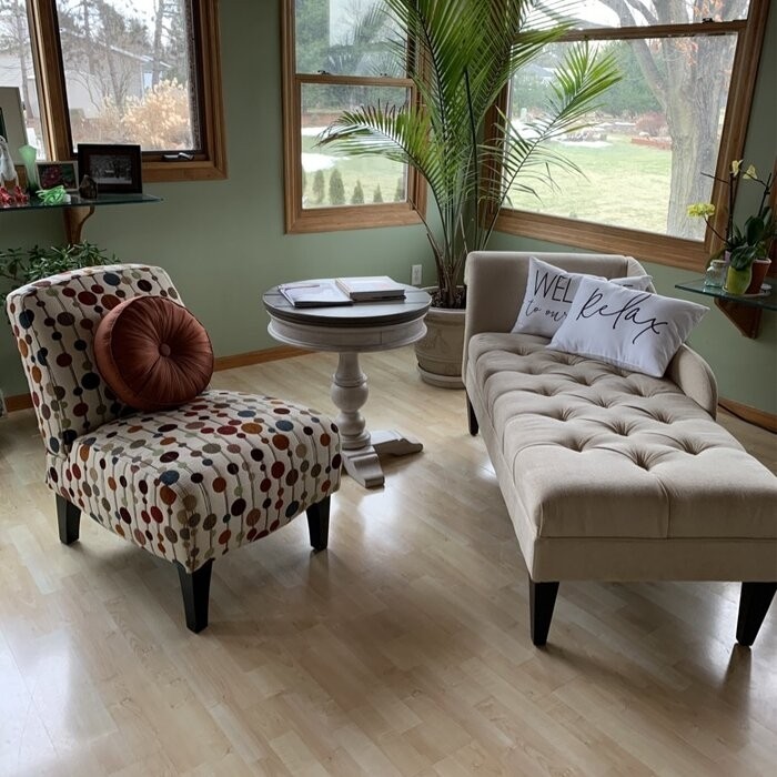 Jeppesen Tufted Right/Left-Arm Chaise Lounge