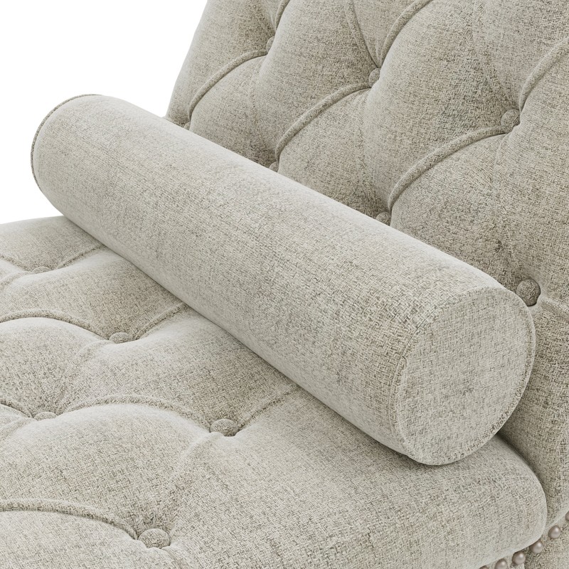 Jessamine Tufted Armless Reclining Chaise Lounge