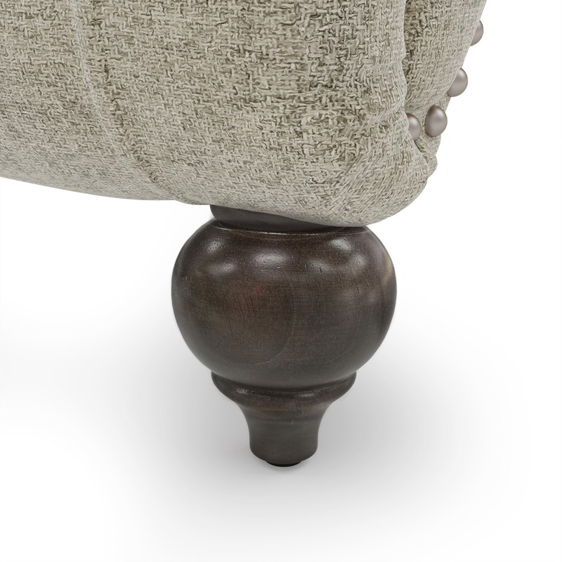 Jessamine Tufted Armless Reclining Chaise Lounge