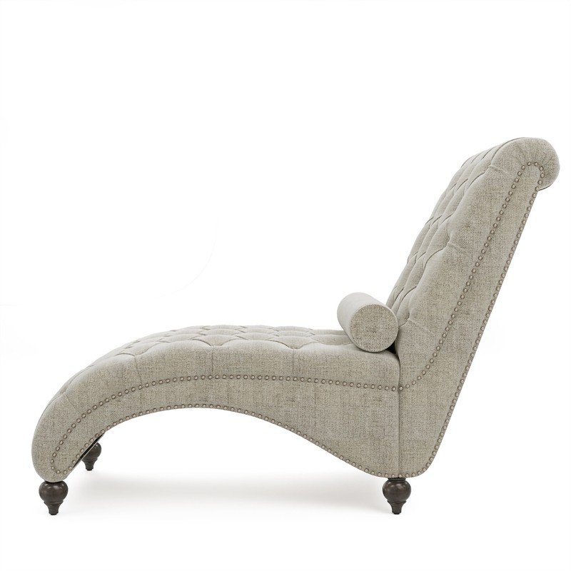 Jessamine Tufted Armless Reclining Chaise Lounge
