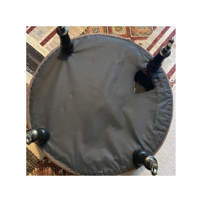 Jordin 34'' Wide Tufted Round Cocktail Ottoman