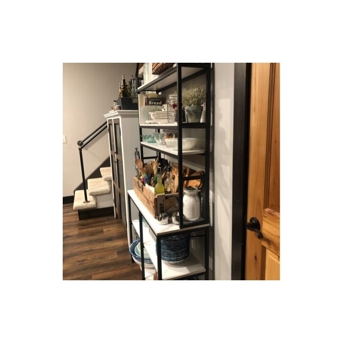 Kaniyah 31.49'' Steel Standard Baker's Rack with Microwave Compatibility