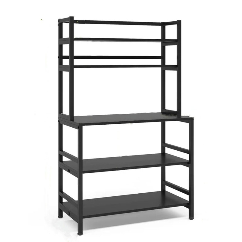 Kaniyah 31.49'' Steel Standard Baker's Rack with Microwave Compatibility