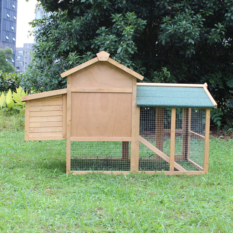 Kasbar Chicken Coop with Roosting Bar For Up To 8 Chickens