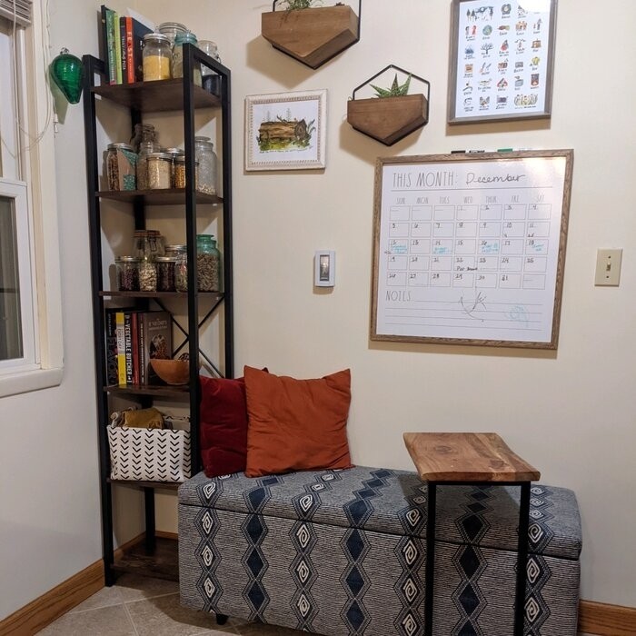 Keemon 15.7'' W Steel Etagere Bookcase