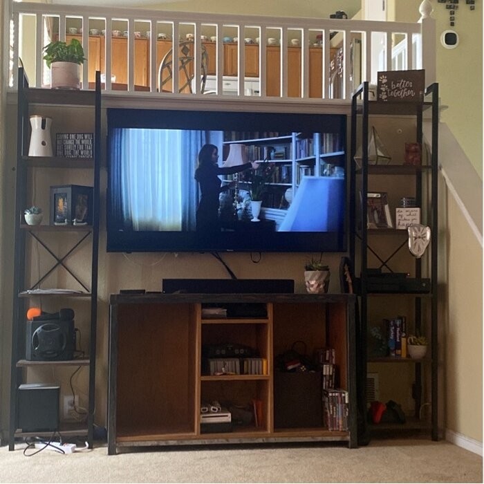Keemon 15.7'' W Steel Etagere Bookcase