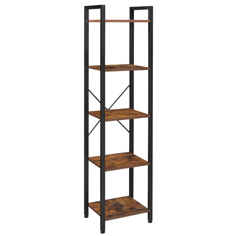 Keemon 15.7'' W Steel Etagere Bookcase