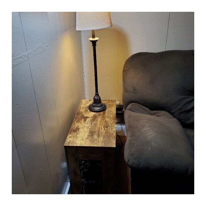 Keysville 22'' Tall End Table with Storage