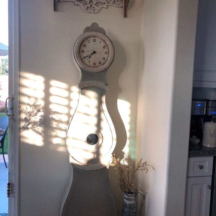 Knupp 75.5" Wood Floor Clock
