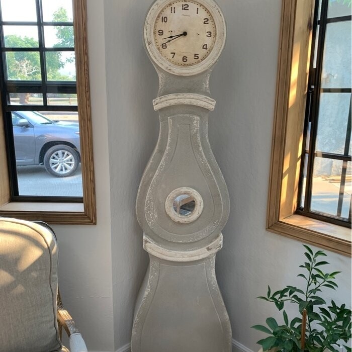 Knupp 75.5" Wood Floor Clock