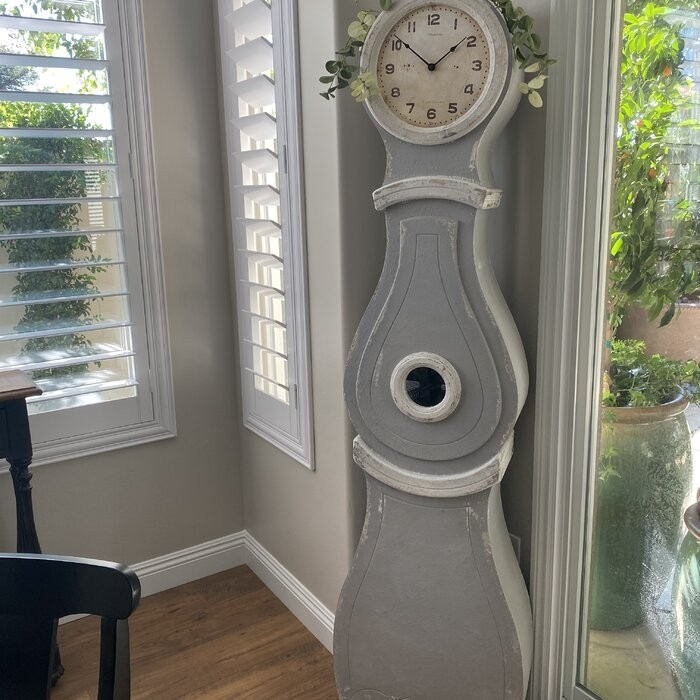 Knupp 75.5" Wood Floor Clock