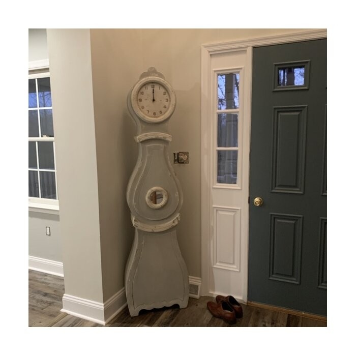 Knupp 75.5" Wood Floor Clock