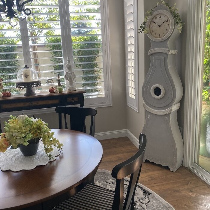 Knupp 75.5" Wood Floor Clock