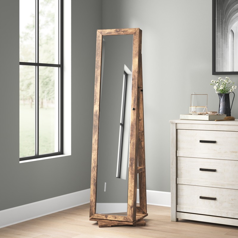 Kowal 15.75'' Wide Jewelry Armoire with Mirror